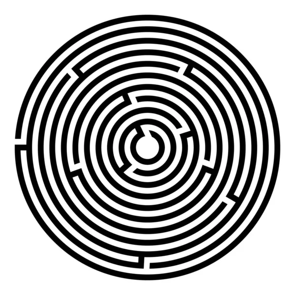 Giriş ve çıkışı olan labirent vektörü