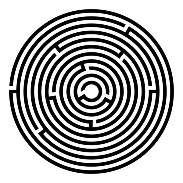 Giriş ve çıkışı olan labirent vektörü