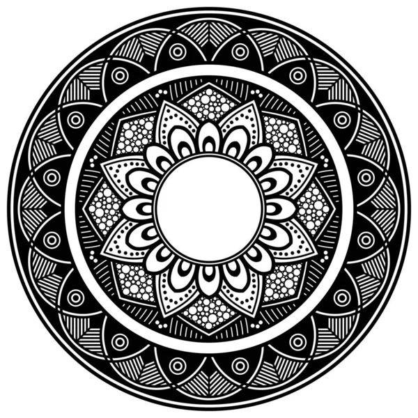 Fundo Quadrado Gráfico Abstrato Com Padrão Geométrico Mandala Ilustração Vetorial —  Vetores de Stock