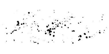 siyah vektör boyama splatter damla