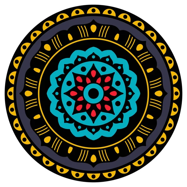 Ornamentul Etnic Mandala Arabă Pakistan Maroc Turc Indian Spania Motive — Fotografie, imagine de stoc