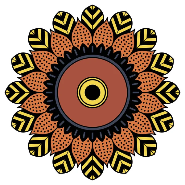Mandala Ornament Decorativ Poate Folosit Pentru Felicitări Imprimare Caz Telefon — Fotografie, imagine de stoc