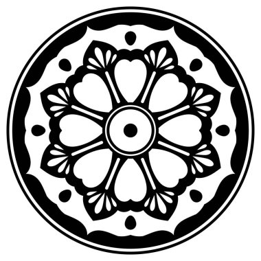 Etnik Meydan Mandala Süslemesi. Arapça, Pakistan, Fas, Türkçe, Hindistan, İspanya motifleri