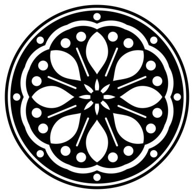 Etnik Meydan Mandala Süslemesi. Arapça, Pakistan, Fas, Türkçe, Hindistan, İspanya motifleri