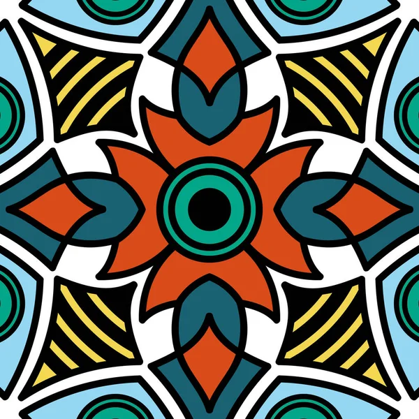Ornament Etniczny Placu Mandala Arabski Pakistan Marokański Turecki Indyjski Hiszpania — Zdjęcie stockowe