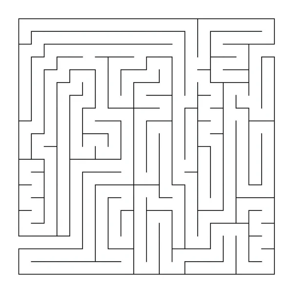 Labyrinthe Labyrinthe Abstrait Avec Entrée Sortie — Photo