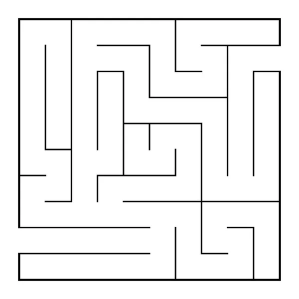 Abstraktes Labyrinth Mit Ein Und Ausgang — Stockfoto