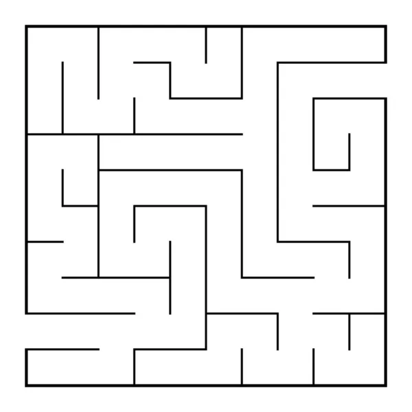 Labirinto Labirinto Abstrato Com Entrada Saída — Fotografia de Stock