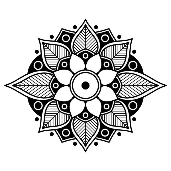 Etniske Mandala Ornamenter Arabisk Pakistansk Marokkansk Tyrkisk Indisk Spansk Motiv – stockvektor