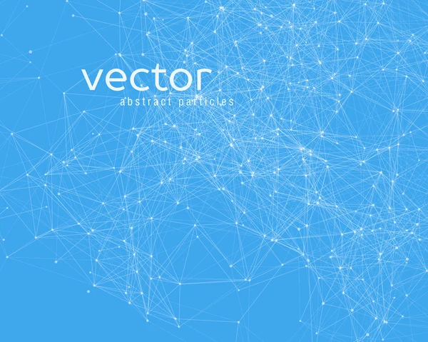 Vector abstract particles. — Stock Vector
