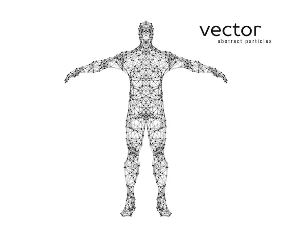 Illustrazione astratta del vettore dell'uomo . — Vettoriale Stock