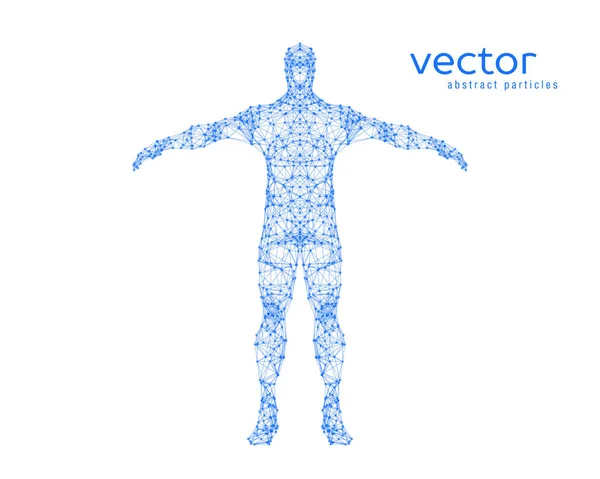 Абстрактні Векторні ілюстрації людини . — стоковий вектор