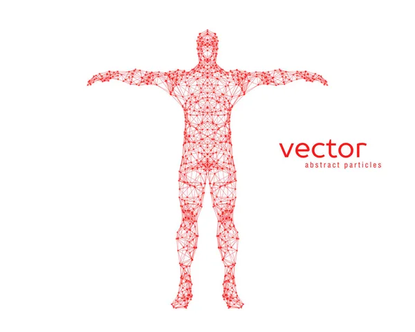 Абстрактні Векторні ілюстрації людини . — стоковий вектор