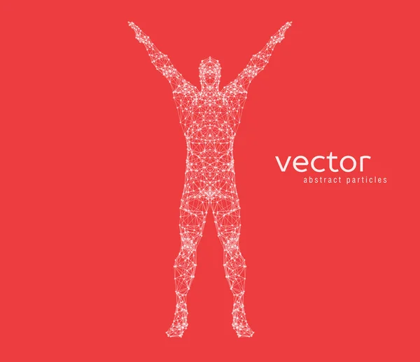 Абстрактні Векторні ілюстрації людини . — стоковий вектор