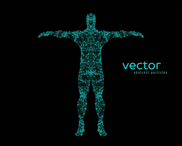 Illustration vectorielle abstraite de l'homme . — Image vectorielle