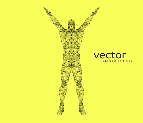 Illustration vectorielle abstraite de l'homme . — Image vectorielle