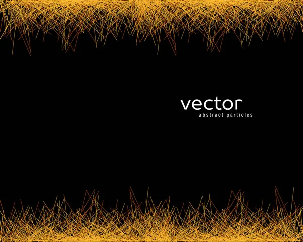Vector achtergrond met abstracte deeltjes. — Stockvector