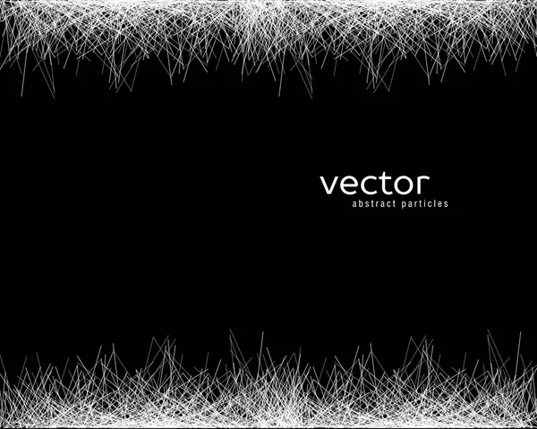 Vektorhintergrund mit abstrakten Teilchen. — Stockvektor