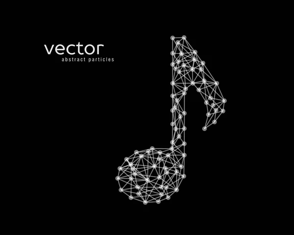 Abstrakt vektor illustration af note . – Stock-vektor