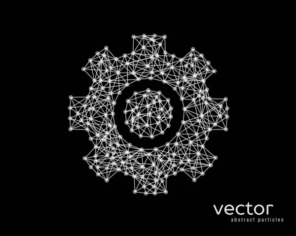Abstract vectorillustratie van vistuig teken. — Stockvector