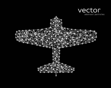 Uçak tasarlamak vektör çizim.