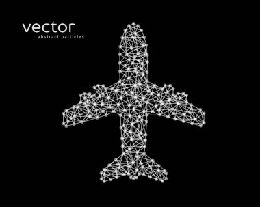 Uçak tasarlamak vektör çizim.