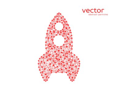 Roket tasarlamak vektör çizim.