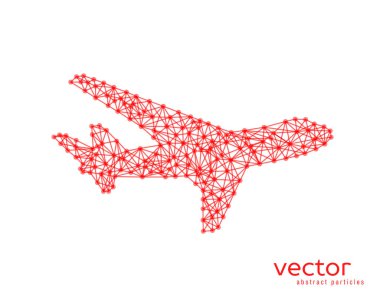 Uçak tasarlamak vektör çizim.