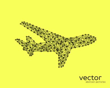 Uçak tasarlamak vektör çizim.