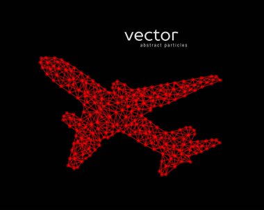 Uçak tasarlamak vektör çizim.