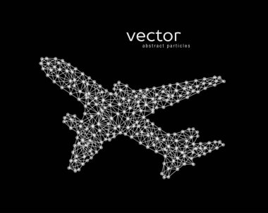 Uçak tasarlamak vektör çizim.