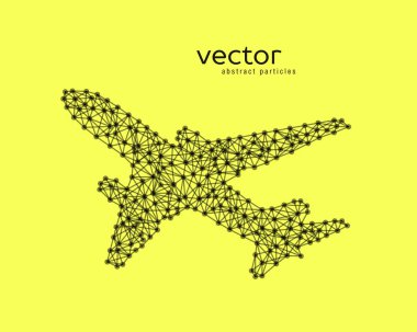 Uçak tasarlamak vektör çizim.