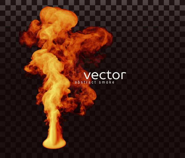 Vector illustration of smoke. 