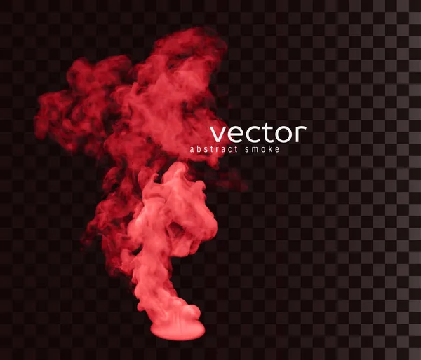 Vectorillustratie van rook. — Stockvector