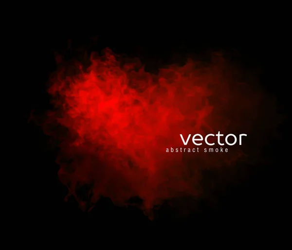 Vector abstracte illustratie van rokerige hart. — Stockvector