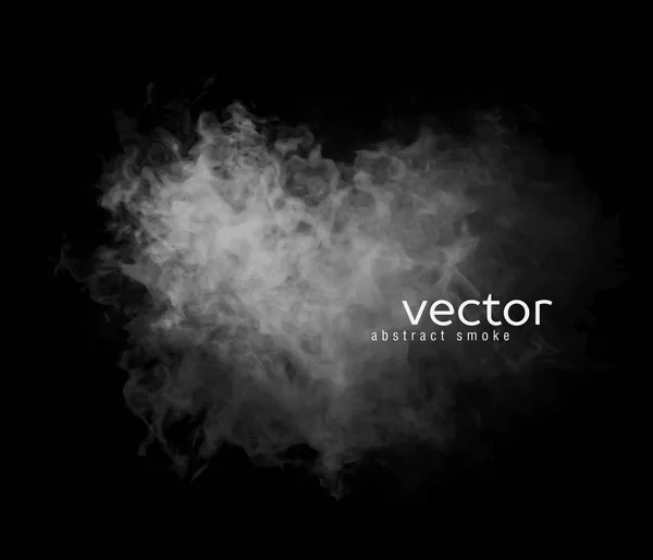 Векторная абстрактная иллюстрация дымного сердца . — стоковый вектор