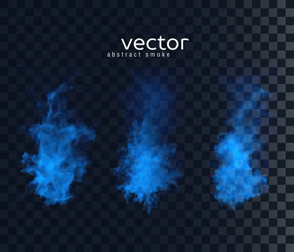 Illustration vectorielle des formes fumées . — Image vectorielle