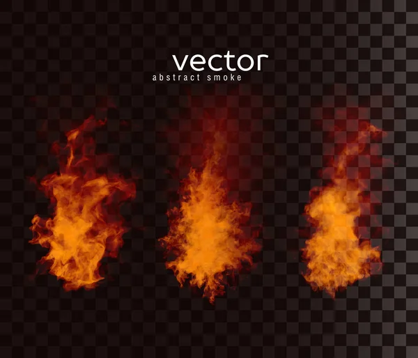 Ilustração vetorial de formas fumegantes . —  Vetores de Stock
