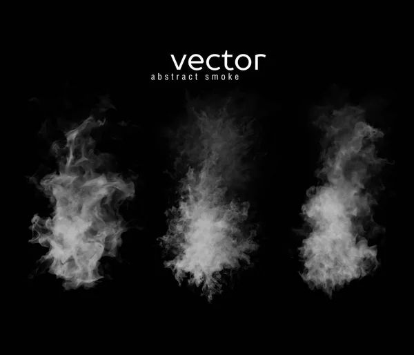 Vector illustration of smoky shapes. — Stock Vector