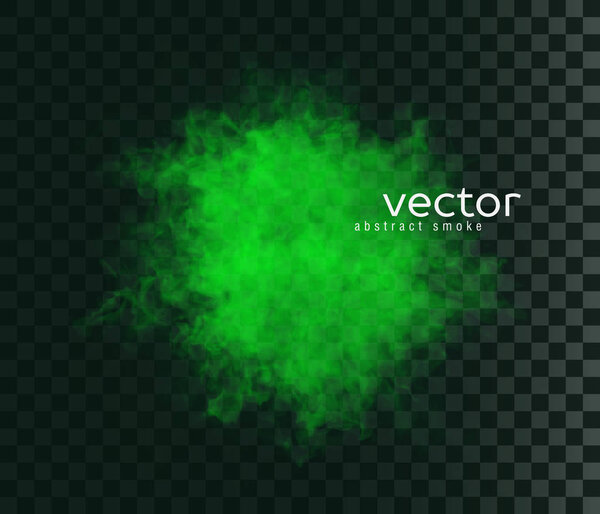 Vector illustration of smoky shape.