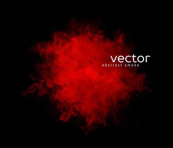Векторная иллюстрация дымящейся формы на черном фоне
.
