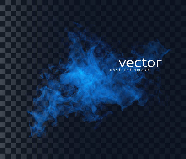 Vector illustration of smoky shape.
