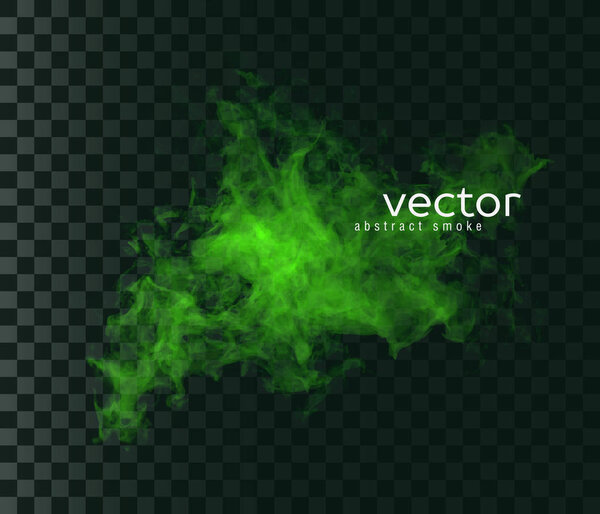 Vector illustration of smoky shape.