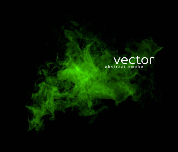 Vector illustration of smoky shape.