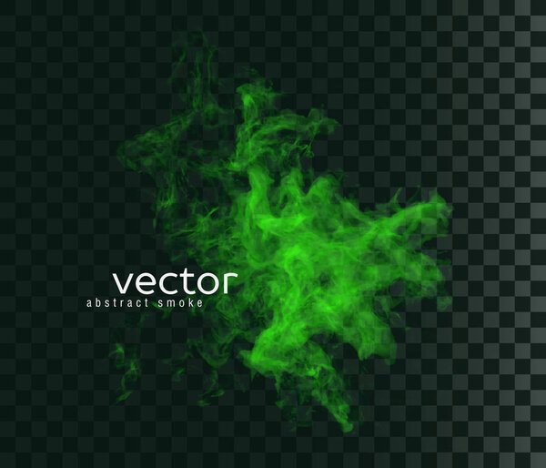 Vector illustration of smoky shape.