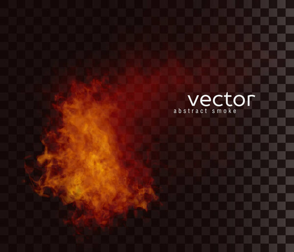 Vector illustration of smoky shape.