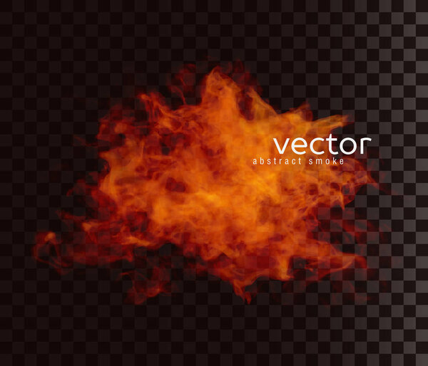 Vector illustration of smoky shape.