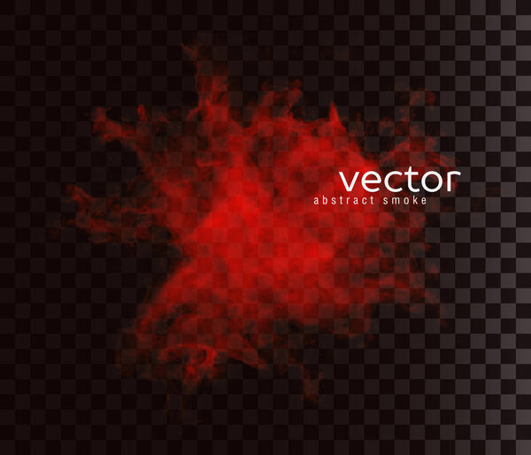 Vector illustration of smoky shape.