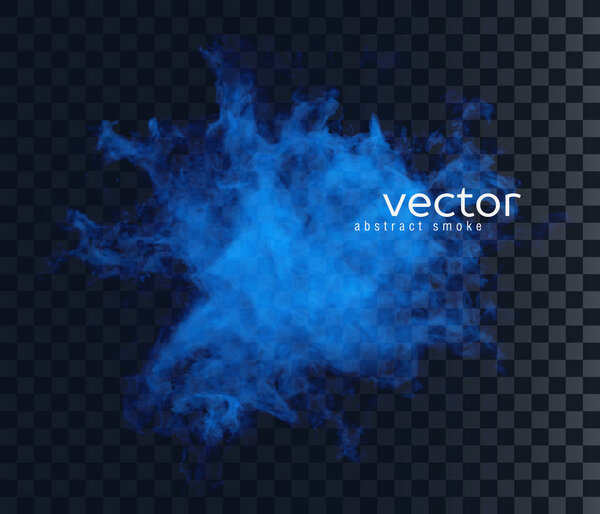Vector illustration of smoky shape.