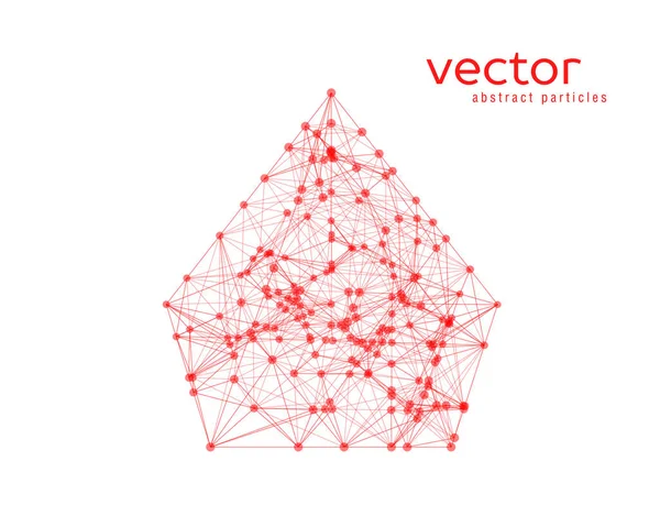 Абстрактная векторная иллюстрация пирамиды . — стоковый вектор